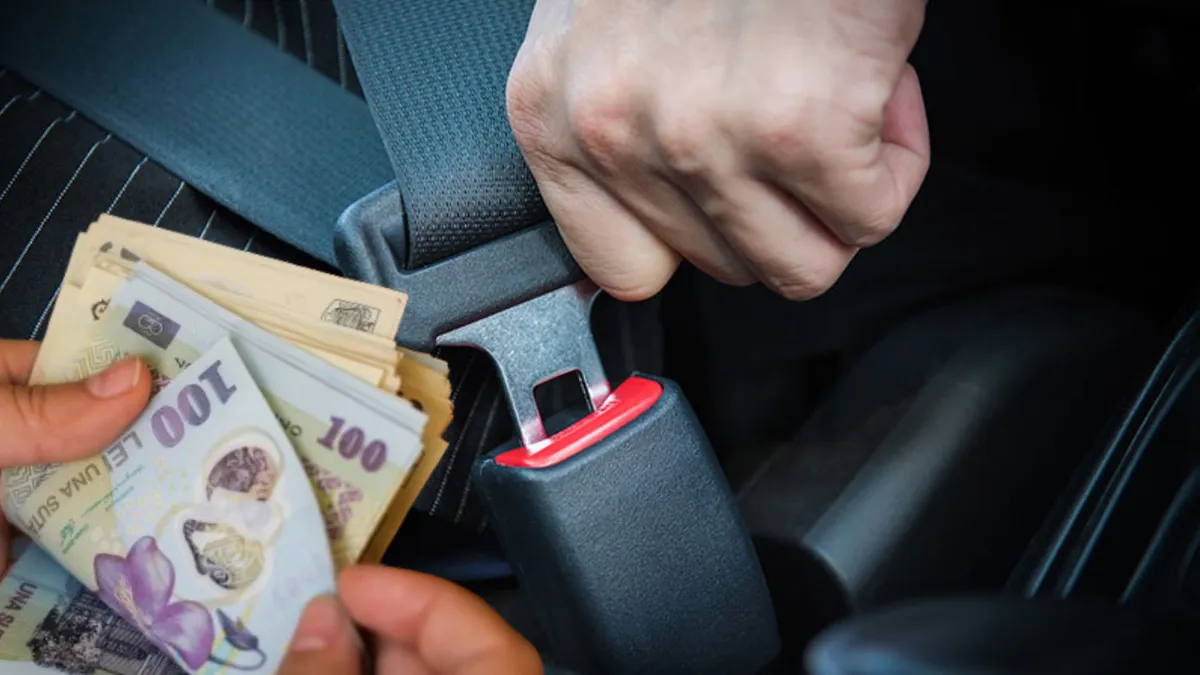 Codul Rutier 2024. Cine plătește amenda când pasagerii nu poartă centura de siguranță