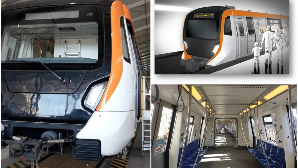 Primul tren nou de metrou pentru M 5 Drumul Taberei se îndreaptă spre București. Rama „Giurgiu” trebuie să facă 10.000 de kilometri în teste