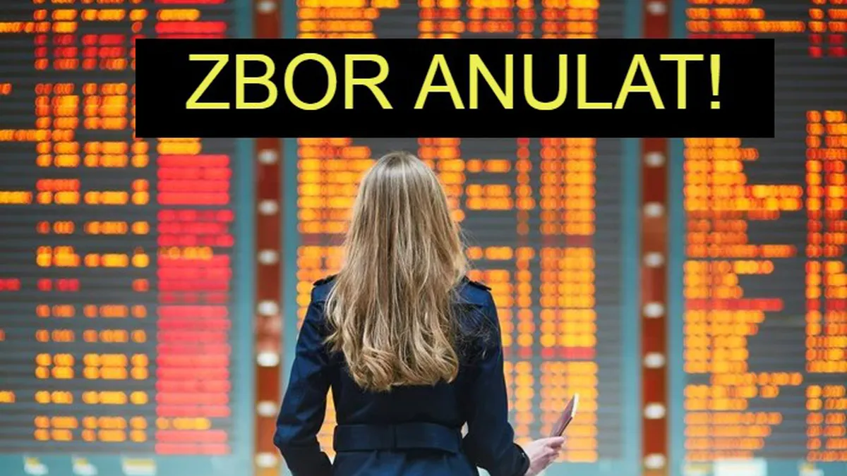 Zeci de zboruri anulate la cea mai utilizată companie aeriană din România. Iată lista