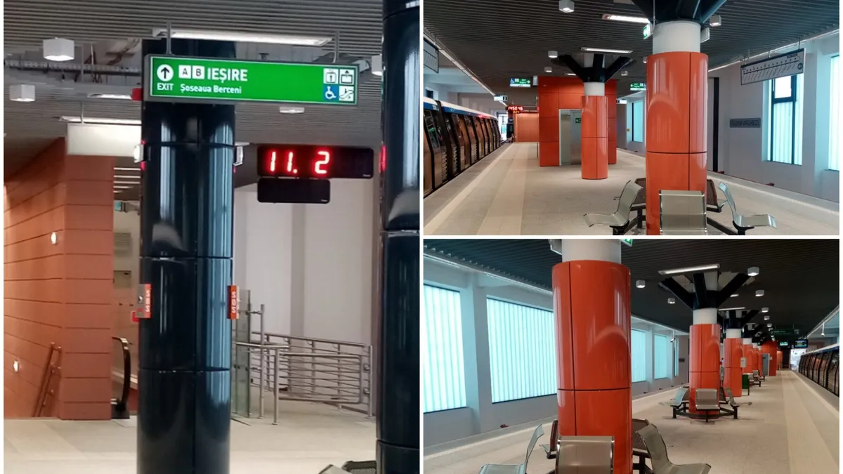 Cum arată stația de metrou Tudor Arghezi. Pentru ce s-au investit aproape 50 milioane de euro