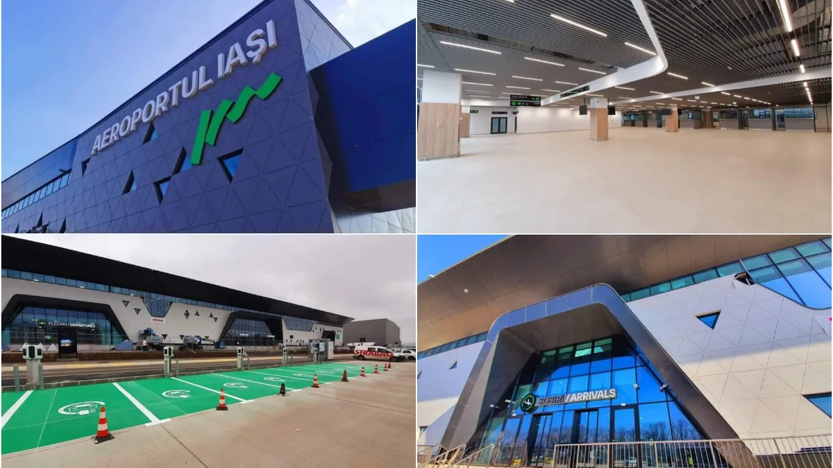 Încep cursele aeriene de pe noul terminal al Aeroportului Iași din 29 martie! Care este data primului zbor Schengen