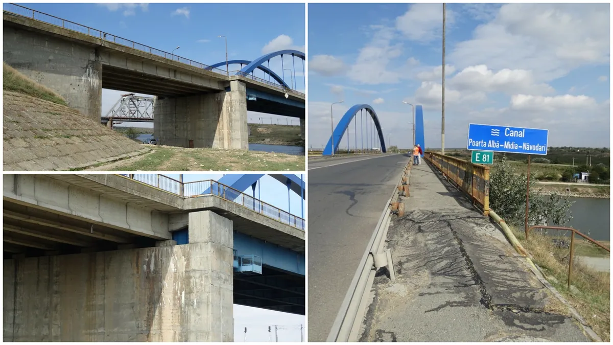 CNAIR dă undă verde pentru reabilitarea podului peste Canalul Poarta Albă – Midia -Năvodari, de pe DN 22C