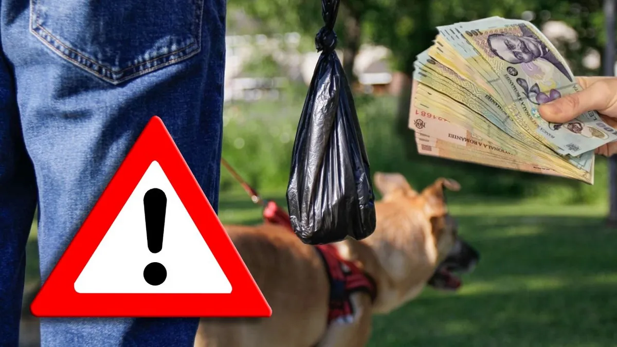 Amenzi uriașe pentru proprietarii de câini care nu curăţă după aceştia! Avertismentul medicilor veterinari