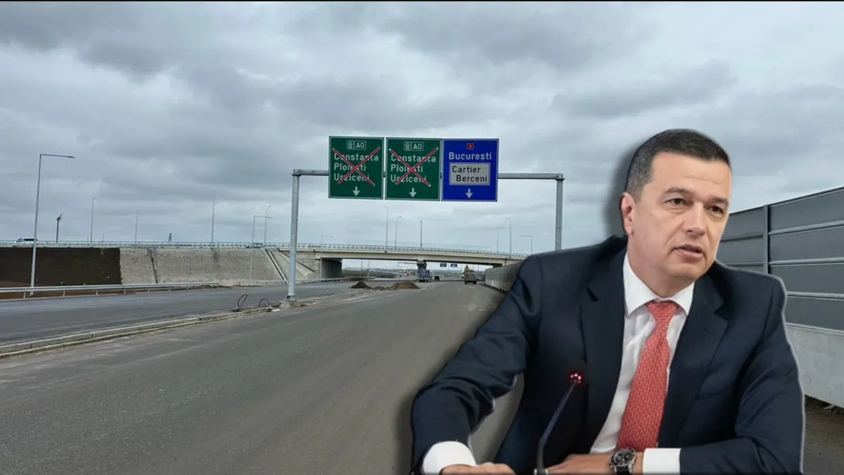 LIVE. Sorin Grindeanu, declarații de ultim moment de pe șantierul autostrăzii A0 Sud, Lotul 1 Glina – Vidra