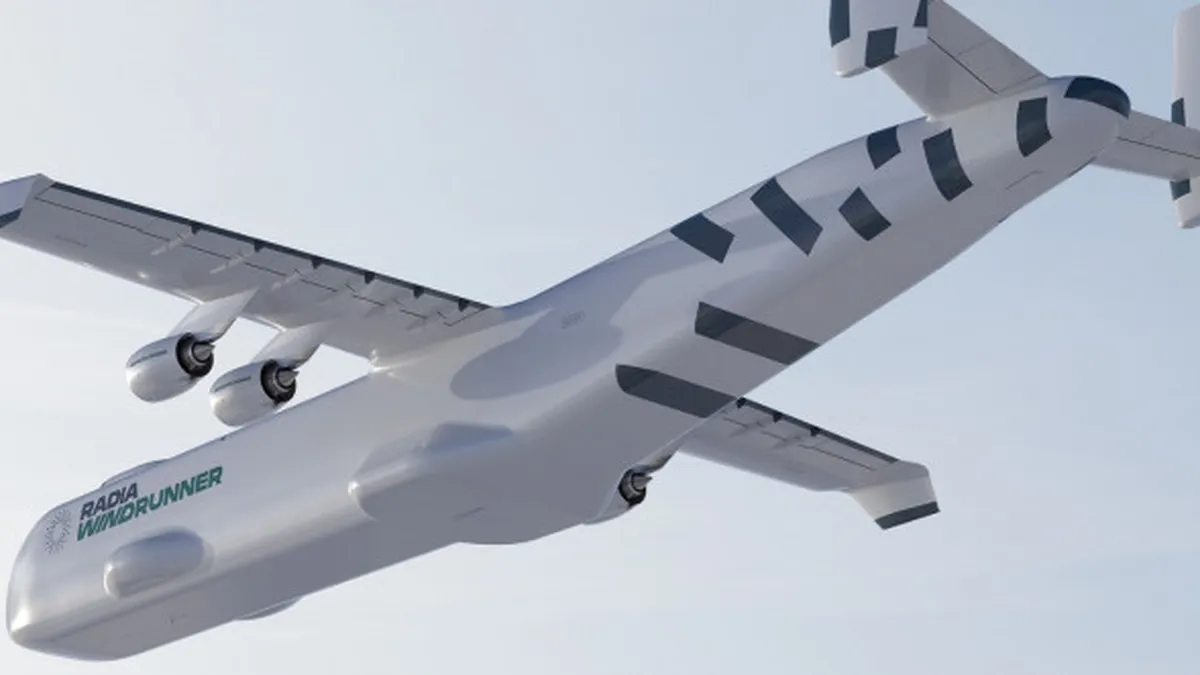 Cum va arăta cel mai mare avion care a zburat vreodată. WindRunner va transporta turbinele eoliene ale viitorului