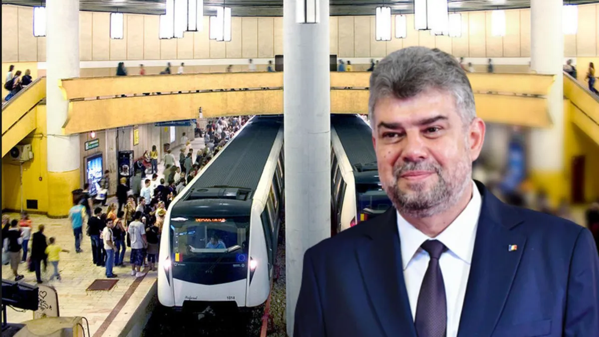 Se investește în cea mai aglomerată linie de metrou. Marcel Ciolacu: „Este un proiect de aproape un miliard de lei”