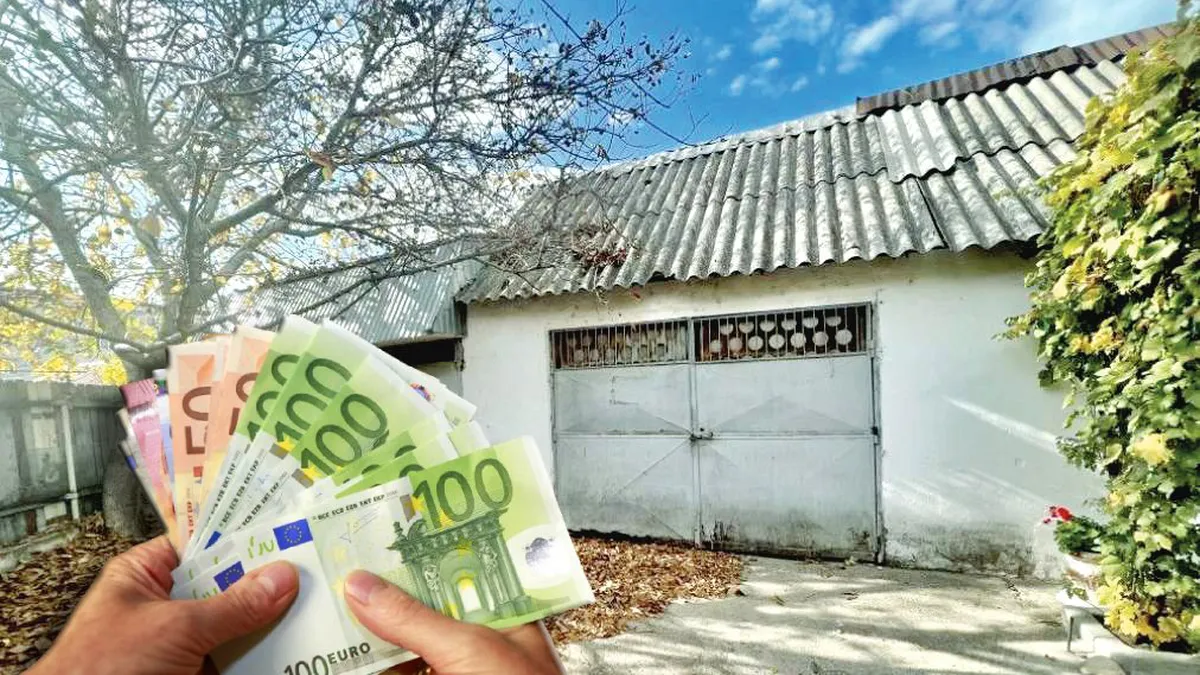 Un vasluian scoate la vânzare un garaj la prețul unui apartament cu două camere. Cât cere pentru construcția de 108 metri pătrați