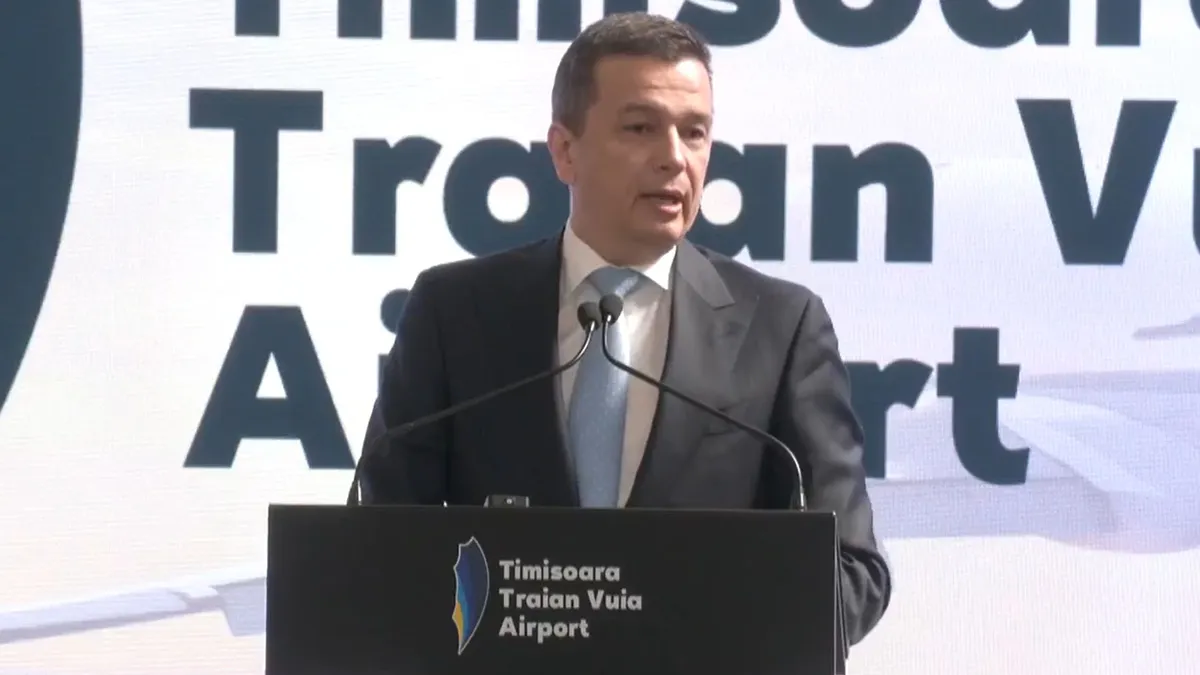 Noul terminal al Aeroportului Internațional Timișoara devine operațional de astăzi! Sorin Grindeanu, declarații de ultimă oră