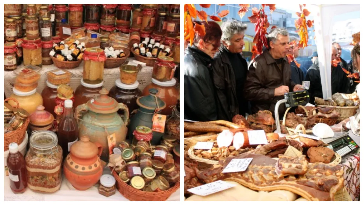 Prețuri colosale la un târg de produse tradiționale organizat de producători locali. Românii nici nu s-au mai uitat la bani, au cumpărat în neștire. Cât au dat pe un kilogram de brânză