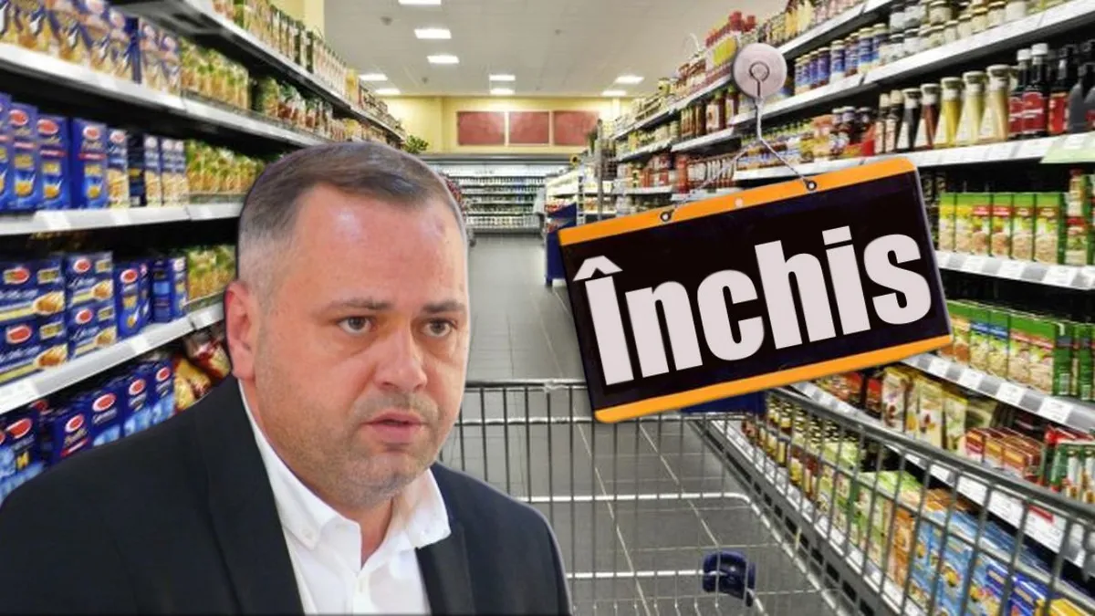 S-a luat decizia privind închiderea magazinelor în weekend. Ministrul Agriculturii anunță care va fi programul