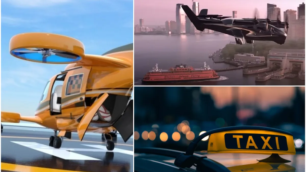 Apare primul taxi zburător! Ar putea fi văzut pe cerul din Marea Britanie în următorii 2 ani