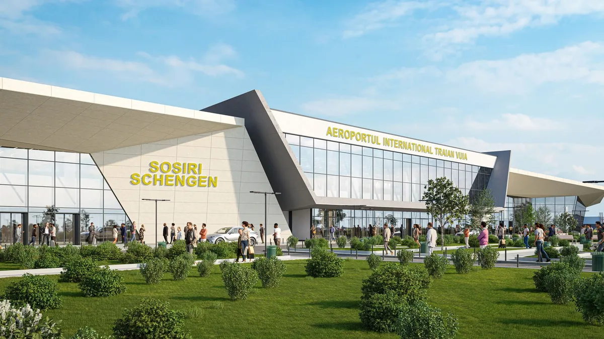 „Terminalul Schengen” al Aeroportului din Timișoara, gata de activitate. Grindeanu anunță că investiția ar putea fi inaugurată de Ursula von der Leyen