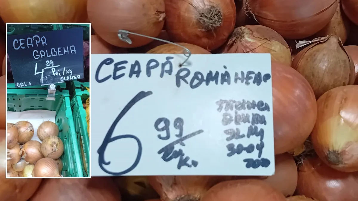 Cât a ajuns să coste 1 kg de ceapă, considerată până nu demult leguma săracului. Prețul cepei în piață este mai mare decât la supermarket. Cu cât o poți cumpăra de pe OLX