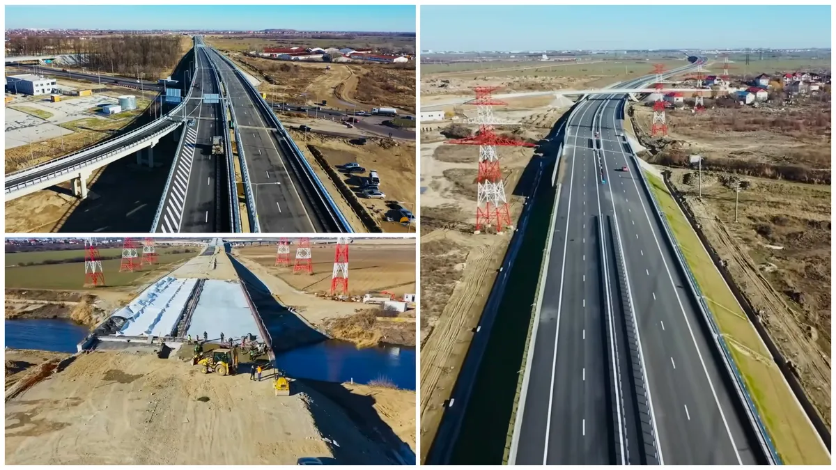 Pitești-Constanța, în regim de autostradă până la vară. Lucrările la loturile dintre A0, A2 şi DN6, aproape de finalizare