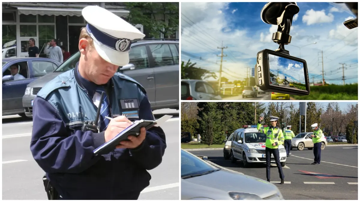 Atenție la camerele de bord! Polițiștii vor putea să folosească înregistrările pentru a-i amenda pe șoferi