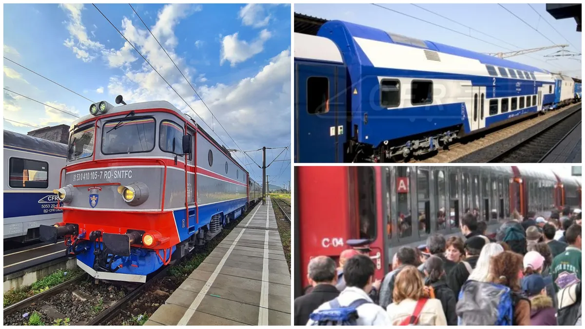 Vești bune pentru românii care merg în minivacața de 1 Mai și Paște. CFR suplimentează trenurile către anumite destinații
