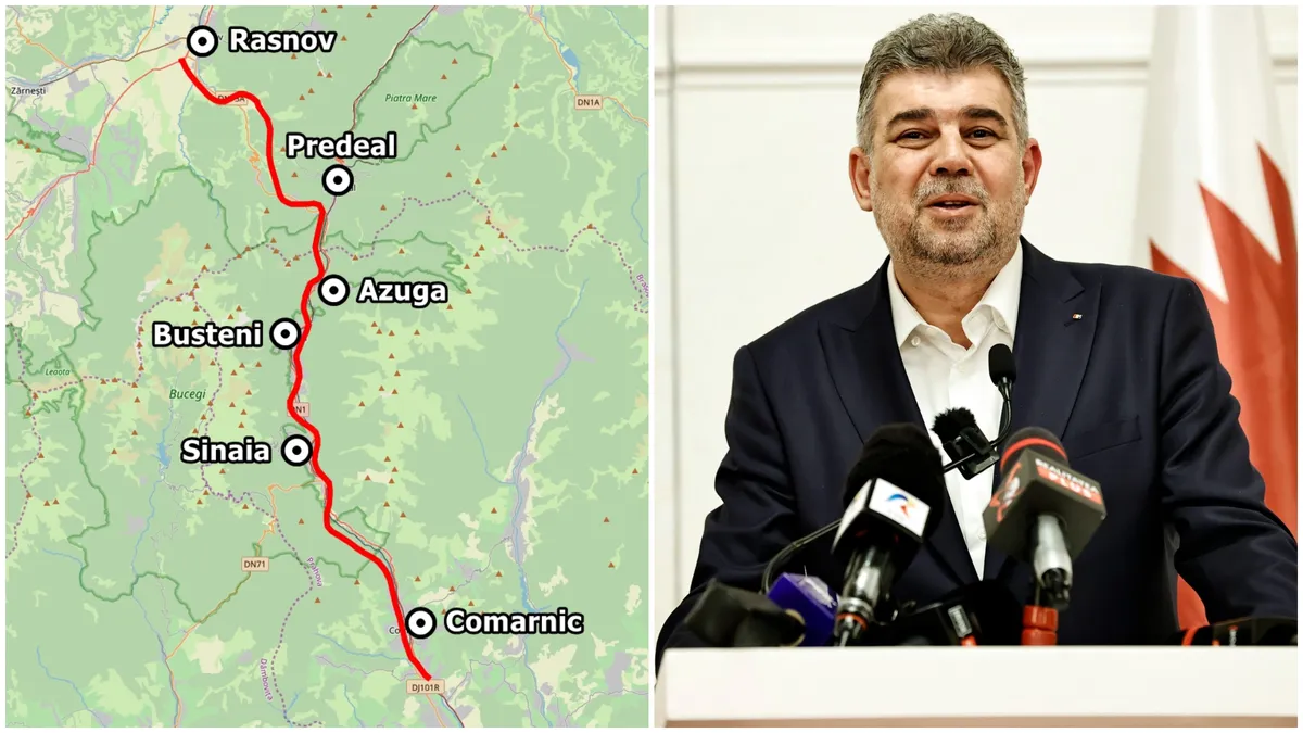 Marcel Ciolacu, anunț despre autostrada Comarnic-Brașov. Proiectul nu se poate face decât prin parteneriat public-privat