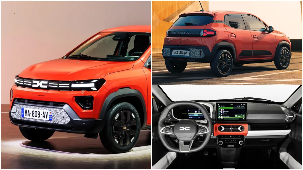 Dacia Spring facelift poate fi comandată și în România. Prețurile încep de la 10.990 de euro