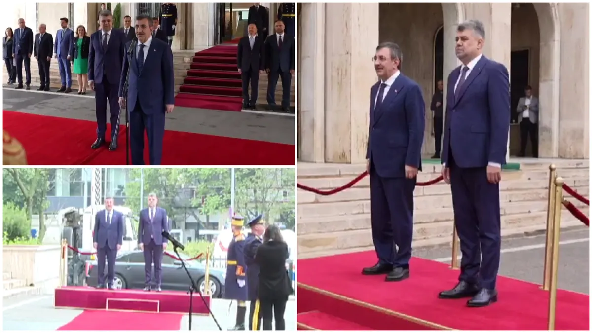 LIVE. Marcel Ciolacu, declarații de ultimă oră înainte de vizita vicepreședintelui Turciei, Cevdet Yilmaz