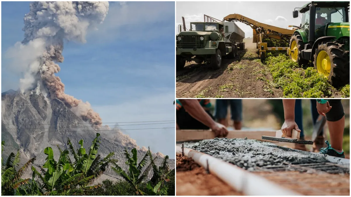 Cenușa vulcanică, o investiție profitabilă și sustenabilă. Utilizări mai puțin cunoscute ale acestui material