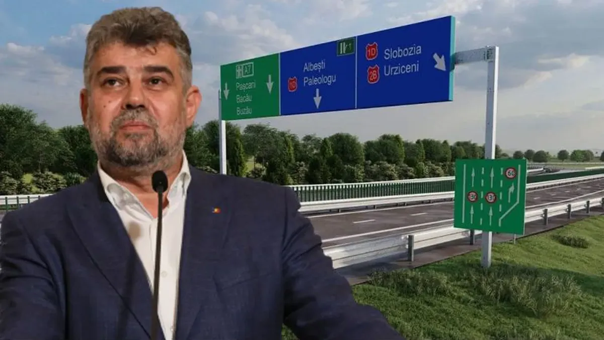 În 2024 se va merge pe 147,8 km din Autostrada Moldovei. Anunţul făcut de premierul Marcel Ciolacu
