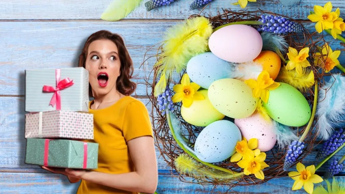 5 idei de cadouri până în 300 de lei pe care să le oferi de Paște unei femei