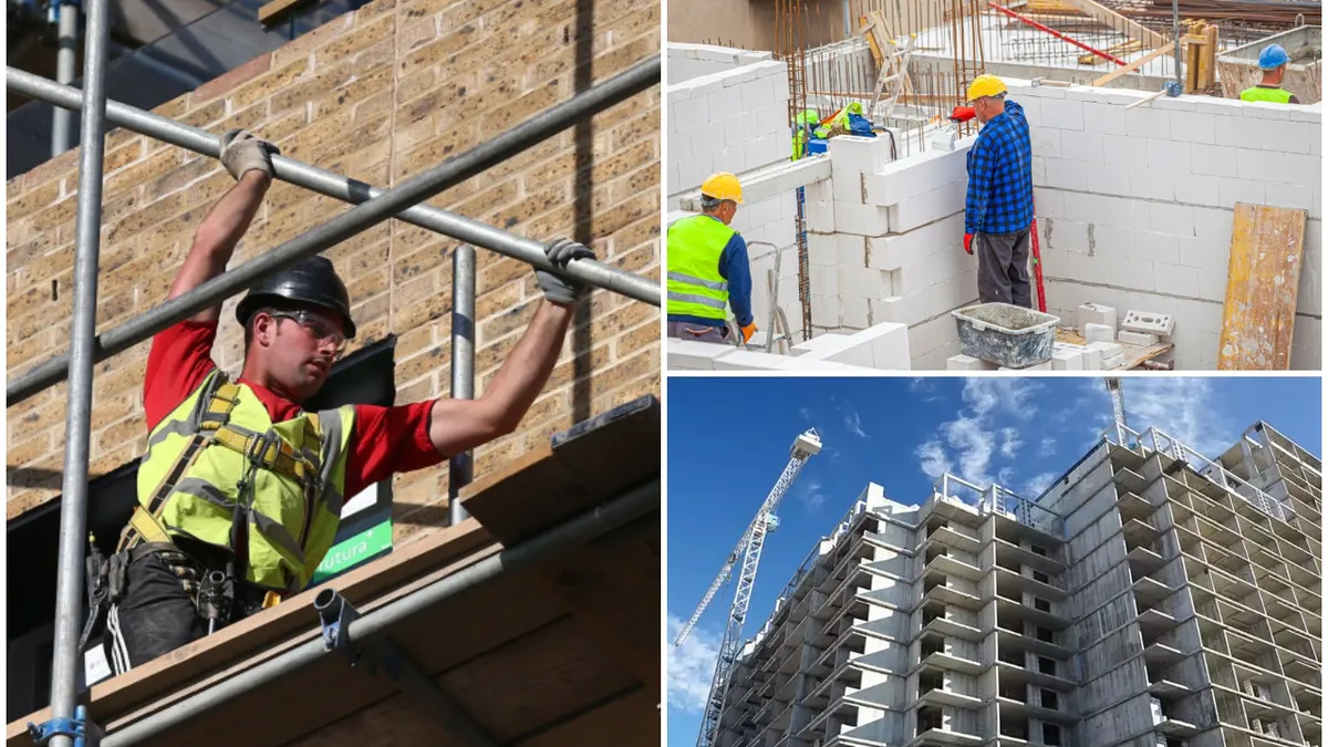 Construcţiile rezidenţiale, declin drastic de 41% la începutul anului. Ce se va întâmpla cu piața imobiliară din România