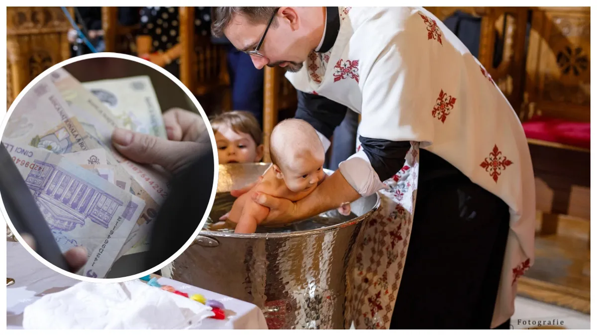 La ce sumă ajunge darul de botez în 2024. E extrem de costisitor pentru majoritatea românilor