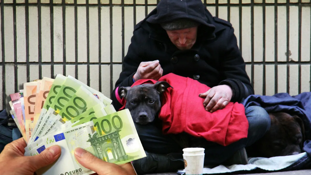 Câți bani poate câștiga un cerșetor român în Olanda. Un om al legii olandez, exasperat de conaționalii noștri: „Nu le daţi nimic!”