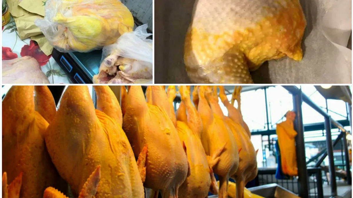 Carnea de pui galbenă, pericol pentru sănătate? Ce spun reprezentanții ANSVSA