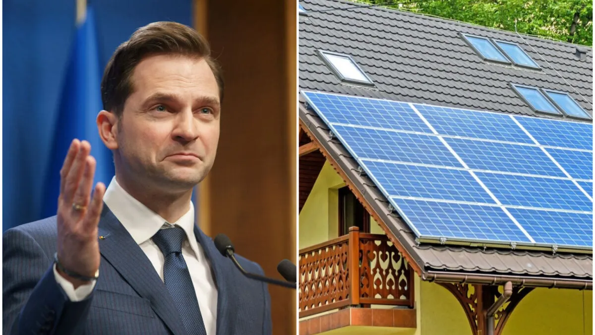 Veste bună pentru românii cu panouri fotovoltaice. Anunțul făcut de Sebastian Burduja: Va ajuta la reducerea sărăciei
