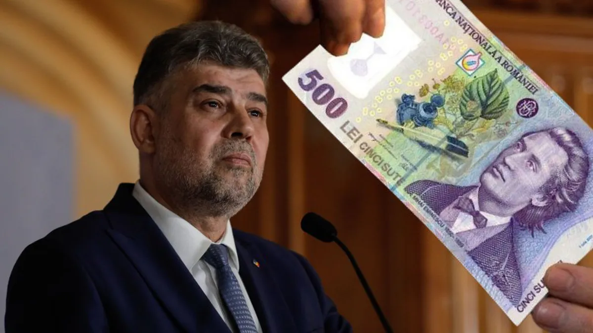 Se dau GRATIS 500 de lei. Marcel Ciolacu: „E directivă europeană”