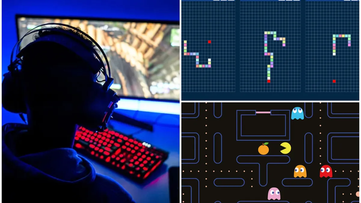Secretele de la Google. Cum poți găsi jocuri vechi precum Snake și Pac Man ascunse în browser