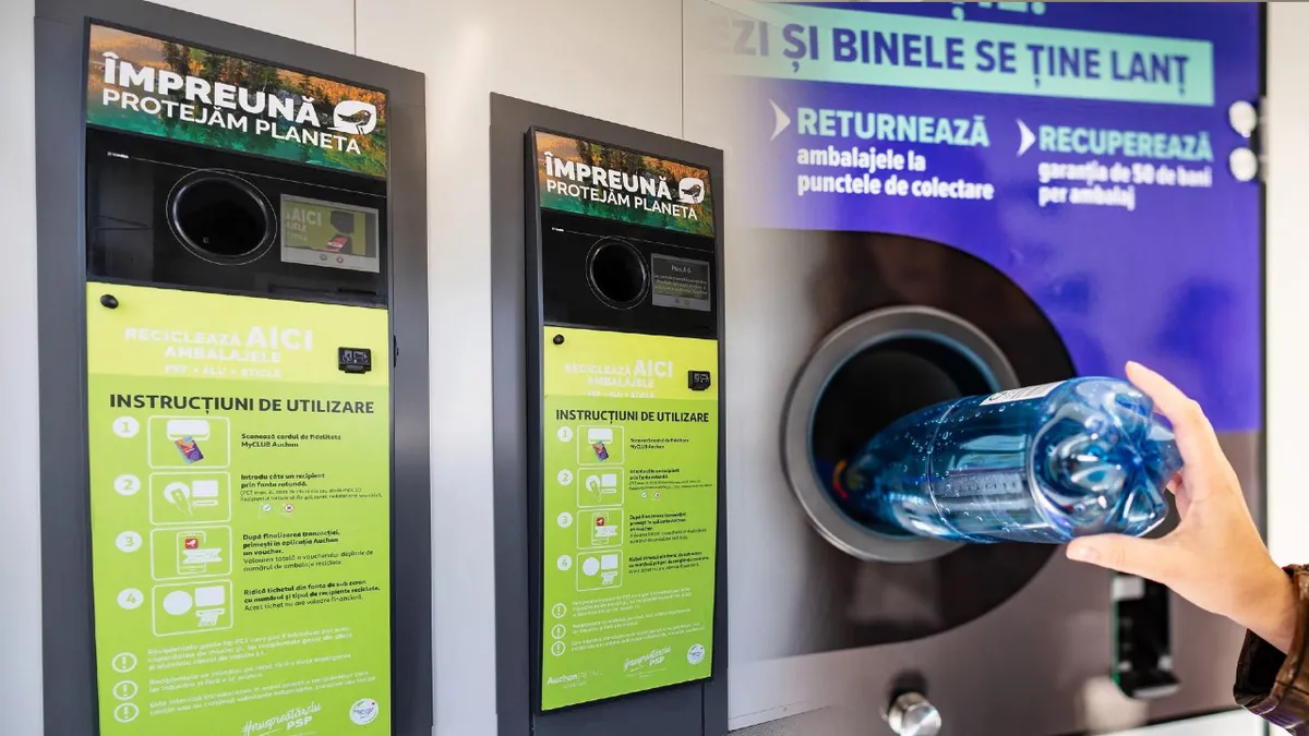 Ce obligație au magazinele în care au fost instalate aparate de reciclare. Supermarketurile trebuie să-ți dea banii când dispozitivele nu funcționează