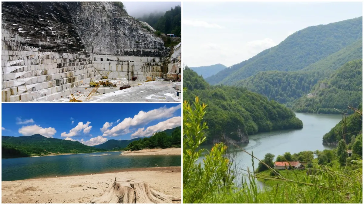 Satul de marmură și litoralul de la munte. Cum s-au transformat munții Poiana Ruscă din centru industrial într-o atracție turistică