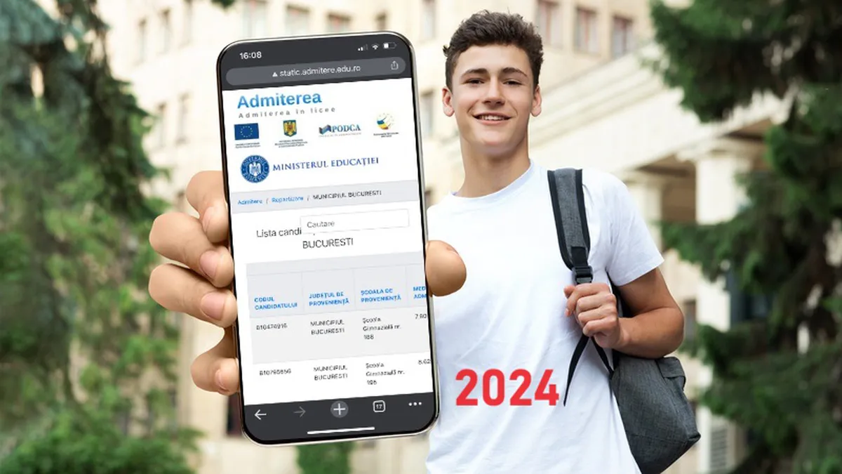 Rezultate admitere liceu 2024. Topul primelor 15 specializări în București. La Colegiul „Sfântul Sava” este 9,90