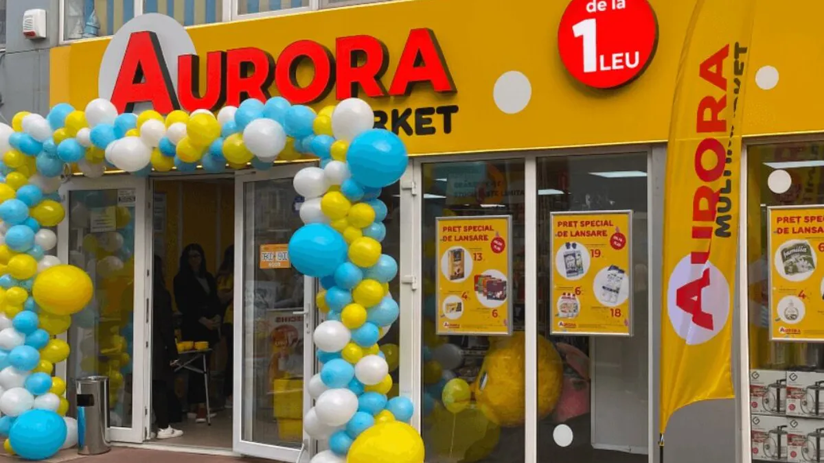 Aurora Multimarket cucereşte România. Unde sunt deschise magazinele cu preţuri începând de la 1 leu