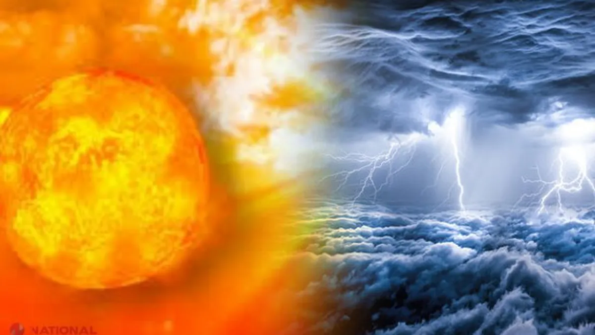 România va fi lovită de un nou val de caniculă și de furtuni puternice. ANM anunță prognoza meteo până pe 19 august