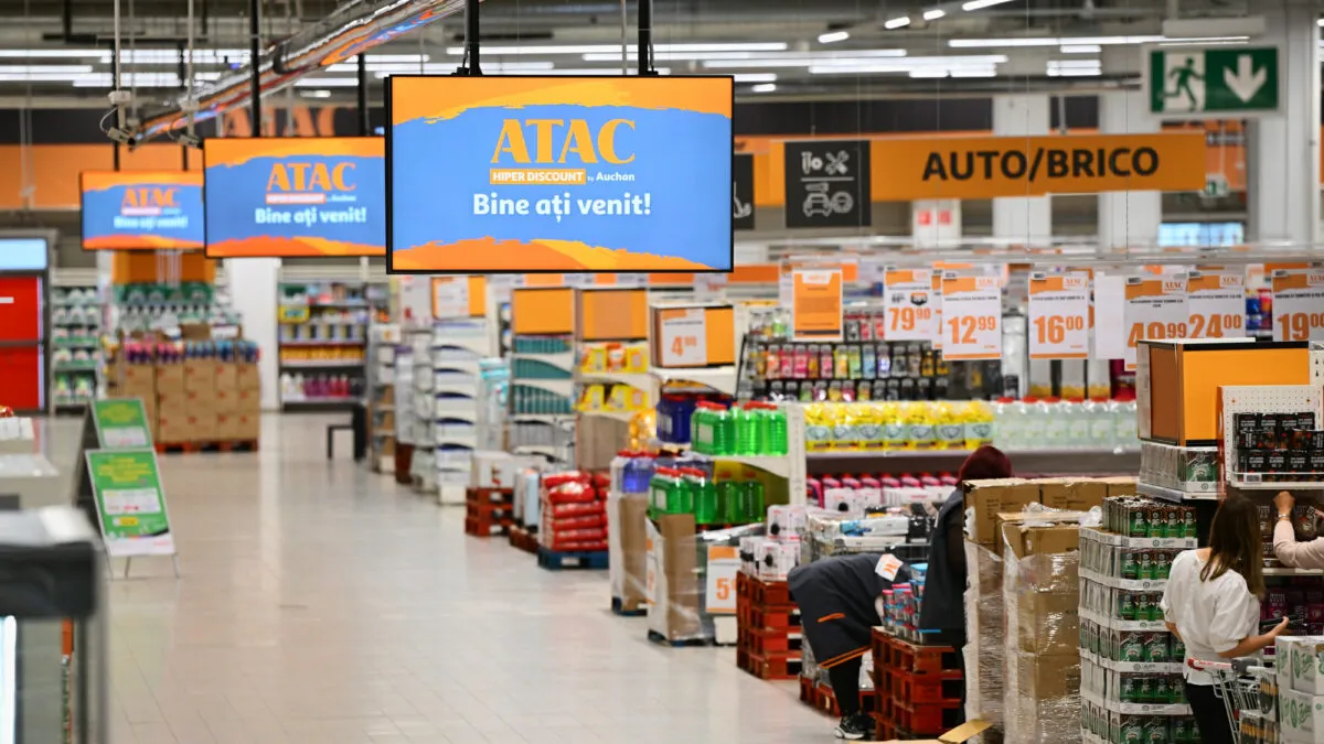 ATAC Hiper Discount se extinde în România. Auchan a transformat încă două supermarketuri, de 6000 de mp, în Sibiu și Satu Mare