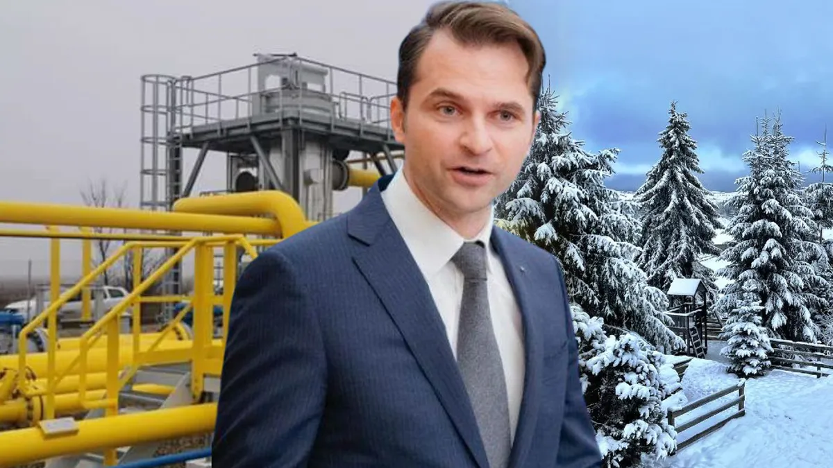 România este gata de iarnă. Sebastian Burduja: „De astăzi avem depozitele de gaze pline”