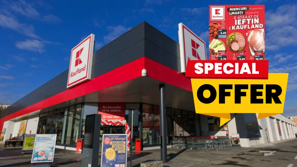 Mega promoție Kaufland! Reduceri irezistibile, începând cu 25 septembrie! Stocul este limitat!
