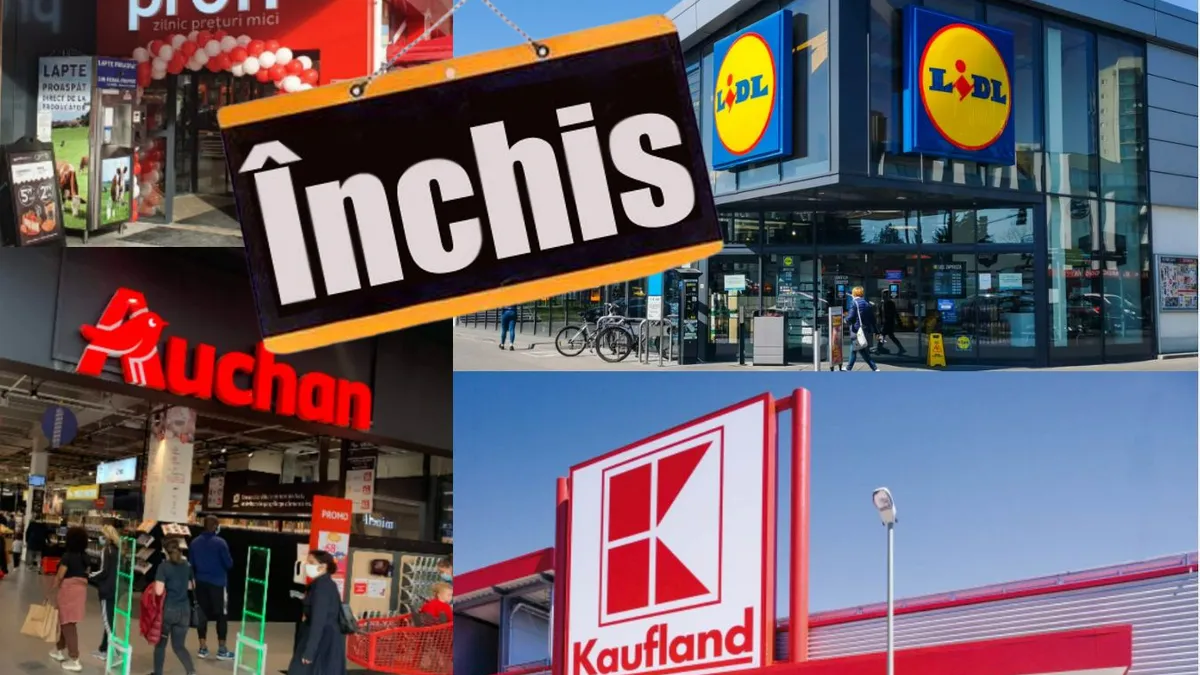 Magazinele Lidl, Mega Image, Auchan şi Profi se închid! S-a pus lacătul pe uși. Iată lista