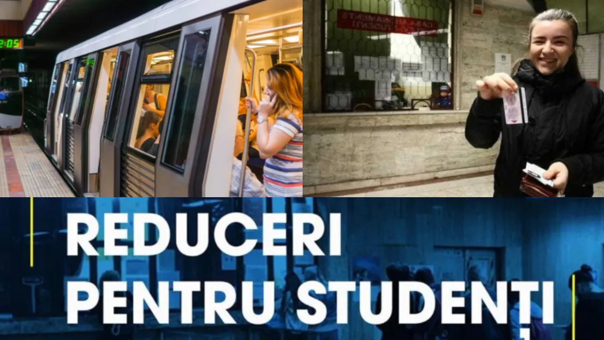 Studenții beneficiază de reduceri de 90% la abonamentele Metrorex!