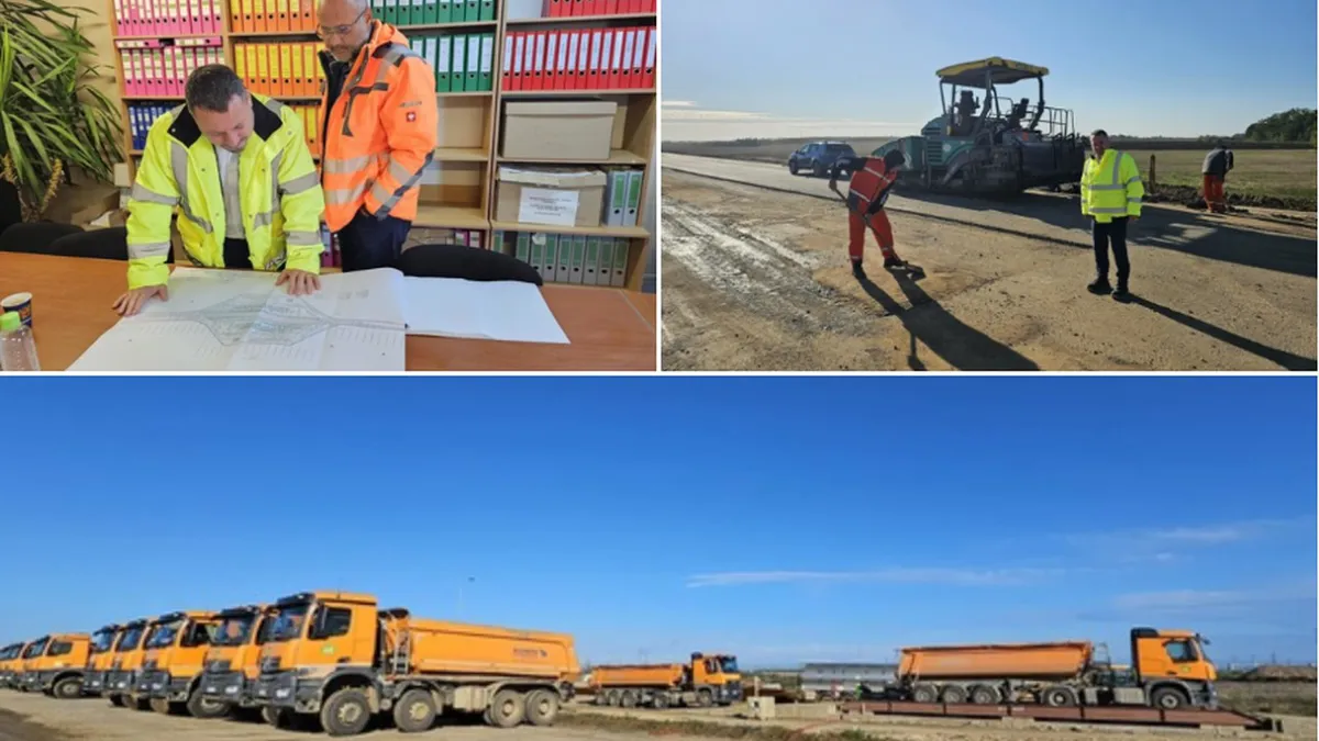 Autostrada Ford: UMB accelerează lucrările pe tronsonul 4, consumând zilnic 80.000 litri de combustibil!