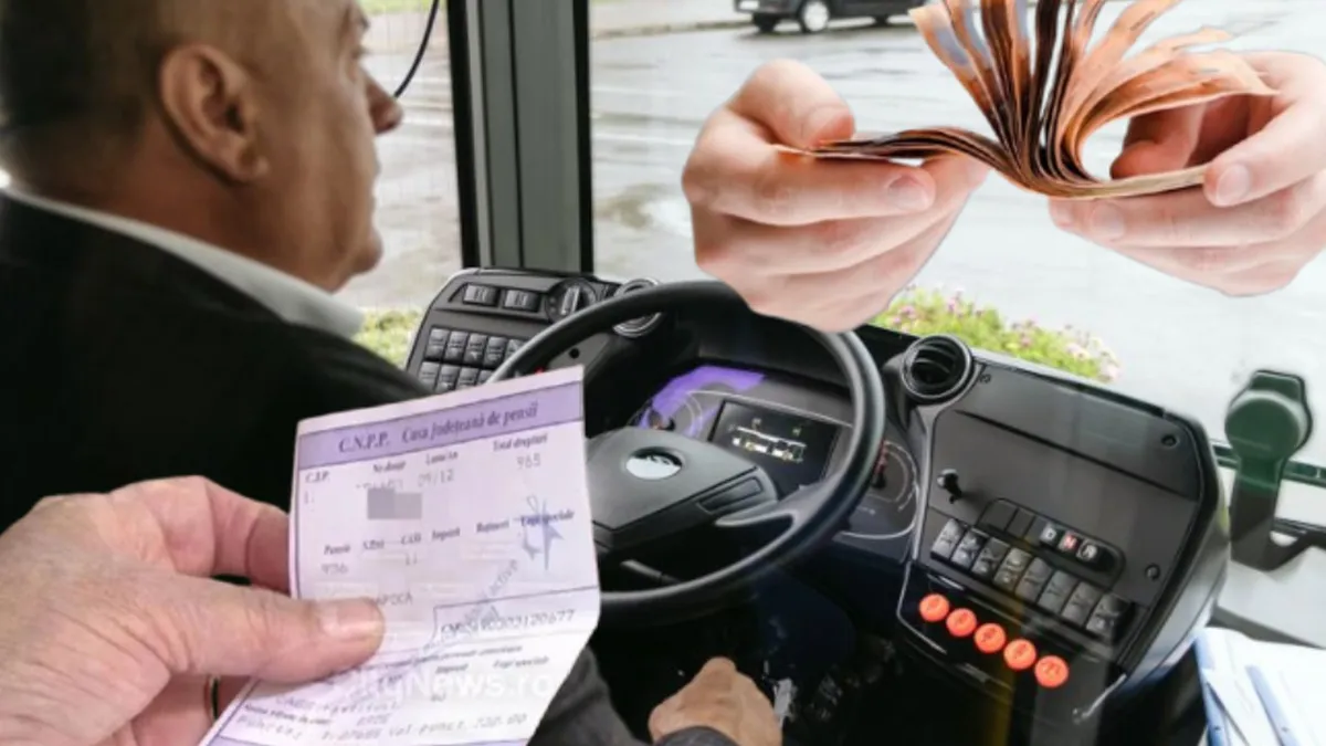 E scandalos! Escrocherie  cu taloane de pensii false în valoare de 10 milioane de lei demascata in transportul public din Iași