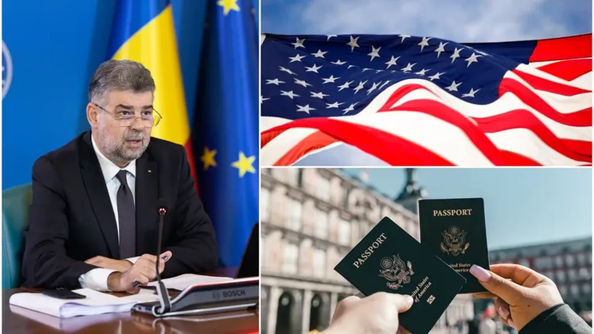 S-a luat decizia oficial cu privire la Visa Waiver. Marcel Ciolacu anunță data la care românii nu vor mai avea nevoie de vize în SUA