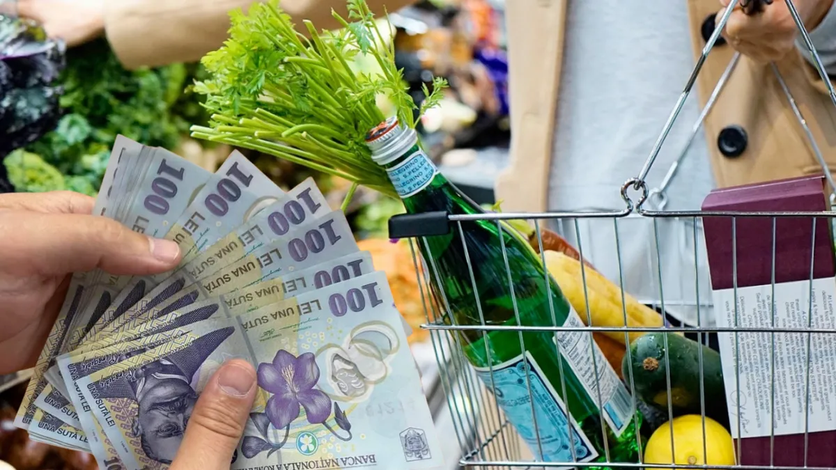Românii cheltuie sume uriașe pe alimente și băuturi nealcoolice! Bugetul lunar al gospodăriilor este foarte afectat