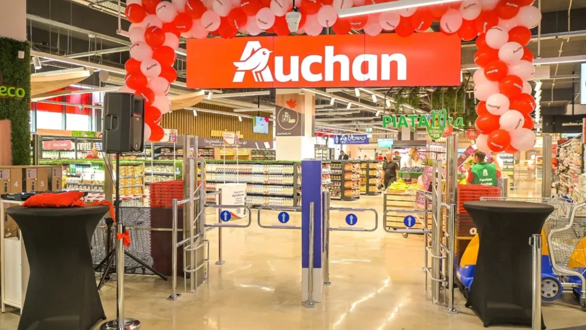 Auchan le ia faţa coloşilor Lidl şi Kaufland România. Unde deschide un nou supermarket de mari dimensiuni