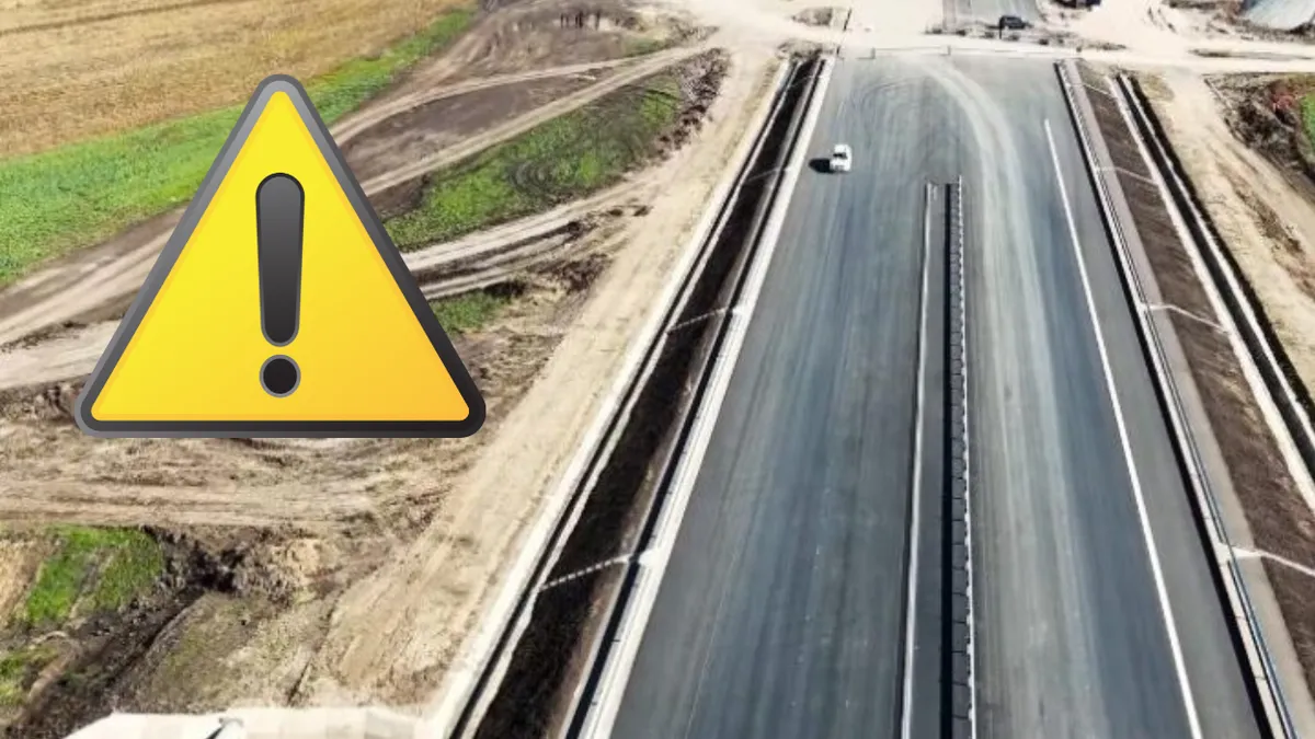 Autostrada care nu se mai deschide în 2024. Vești proaste de pe șantier, lucrările sunt blocate!