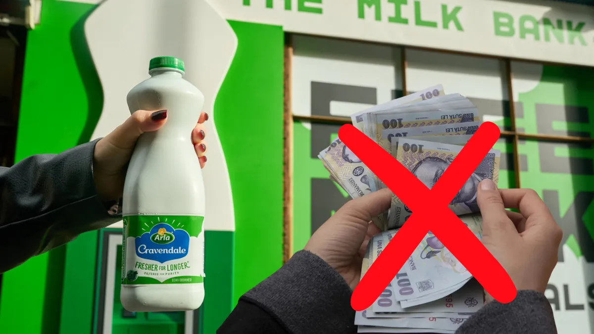 Bancomatele de lapte gratuit își fac apariția în această țară! „Avem misiunea de a spori accesibilitatea produselor lactate nutritive”